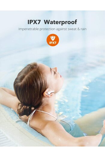 TaoTronics Casti audio In-Ear TT-BH53 SoundLiberty , True Wireless, Bluetooth 5.0, TWS - Alb