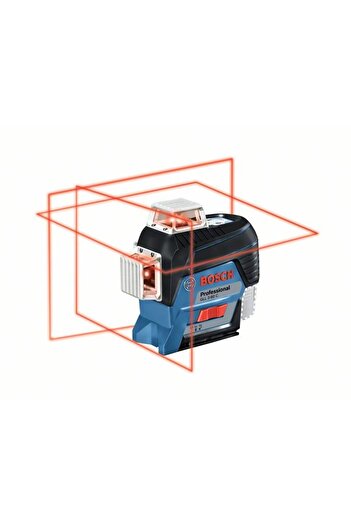 Bosch Bosch line laser level, 30m, receiver 120m, accuracy 0.2mm/m GLL 3-80 C + BM1 + L-Boxx