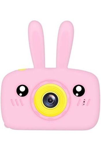 SUKILO Dual Camera 1080P Kids Video Camera with 2 Inch Screen, 32GB TF Card Included, Selfie Cam for