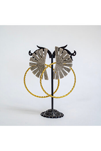 CHARM "Sun Spiral" Earrings – Solar Energy in Contemporary Design