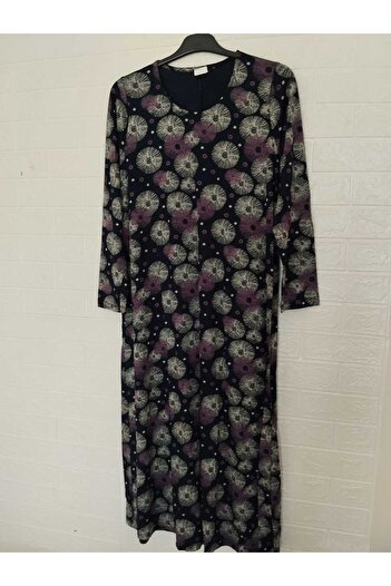anne moda ankara Yazlık, Uzun Kollu, %90 Pamuklu, A model elbise