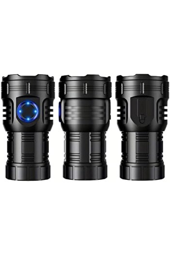 SUKILO High Power LED Mini Flashlight – 8 XPG Beads, 3050 Lumen, USB Rechargeable, Magnetic Clip,