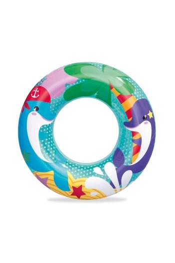 BESTWAY Summer Kids Swim Ring – Bright Assorted Designs for Pool and Beach Water Fun