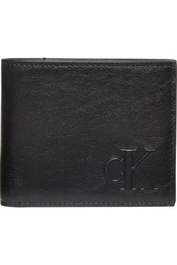 Calvin Klein Ανδρικό μαύρο πορτοφόλι Bold Monogram LV04G1071G-UB1