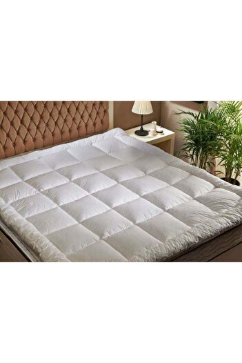Genenic Cotton Mattress Topper White 160x200 cm