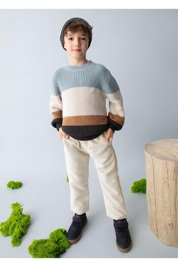MAYORAL Boy's Rubber Waist Velvet Trousers