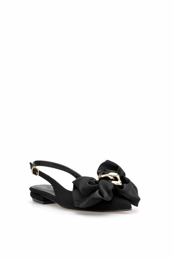 Ayakkabı Fuarı Elite Pm230 K102 Women's Flat Slippers Black