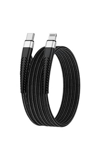 Promass 1m MFi Certified Braided Fast Charging Cable, USB C to Lightning Port