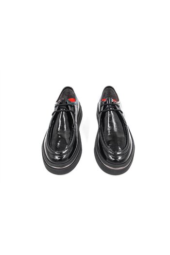 LUCIANO BELLINI Luciano Bellini C26927 Men's Casual Shoes - Black Patent Leather