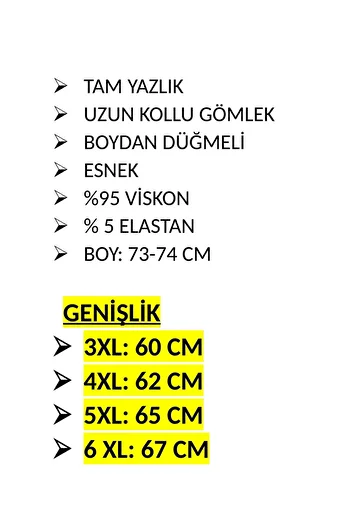 anne moda ankara 1. Quality, Full Summer, Buttoned, Long Sleeve, Large Size, Viscose Shirt