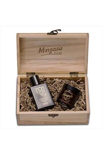 Morgan's Pomade Morgan's Wooden Vintage Luxury Chest Gift Set