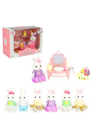 Banadabak Dreamy Mini Rabbit 6621-5 Sink Set with Accessories 3+