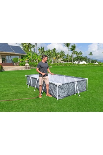 BESTWAY Frame Pool for Family – 366×201×66 cm | Spacious & Durable