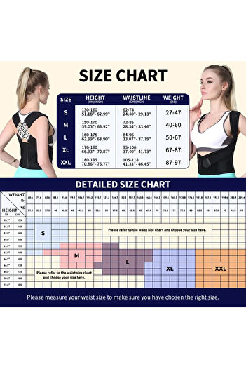 AGD (XL) Back Posture Corrector Belt Adjustable Comfortable Design