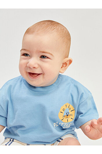 LC Waikiki Quality Parts from Celebi Store |   Printed Baby Boy T-Shirt and Shorts 2 Pack