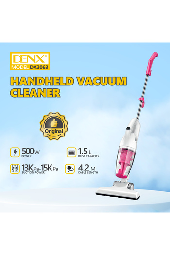 Denx DENX DX2063 Handheld Vacuum Cleaner, 500W, 13-15 kPa Suction