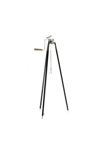 Perfect Home Tripod cauldron, extendable, adjustable height, with handle, 100/180 cm, Perfect Home