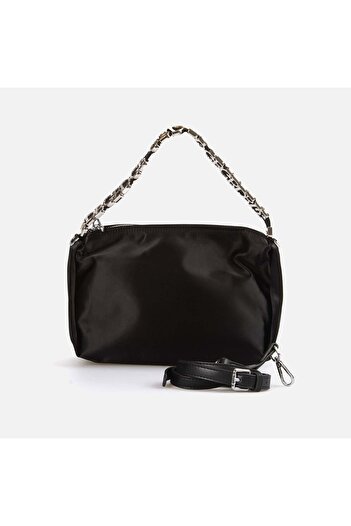 DSN Rouge Women's Vegan Black Shoulder Bag B34111