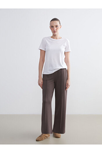 LC Waikiki Brown Elastic Waist Women's Sweatpants