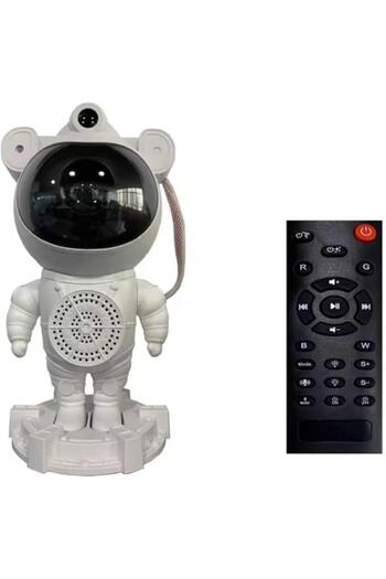 Tradeo LED Astronaut Galaxy Projector Lamp w/ Bluetooth Speaker & Remote - Starry Night Light Decor