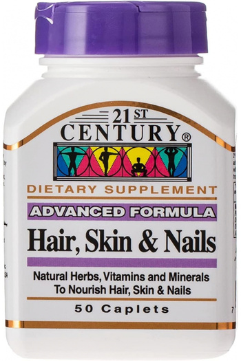 21st Century Hair, Skin & Nails Caplets - 50 Capsules