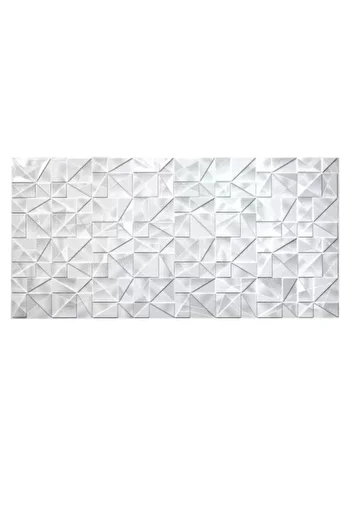 Artool Decorative Panel, PVC, Marble 3D Model, Abstract, Gray Shades, 96 x 48.5 cm