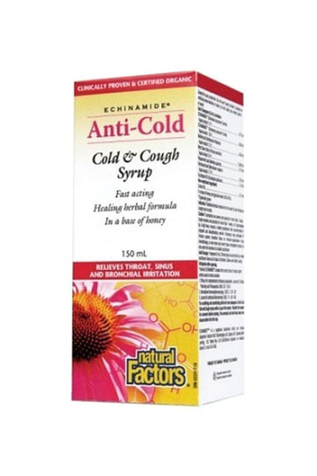 Natural Factors Cold Relief, Syrup, 150 ml