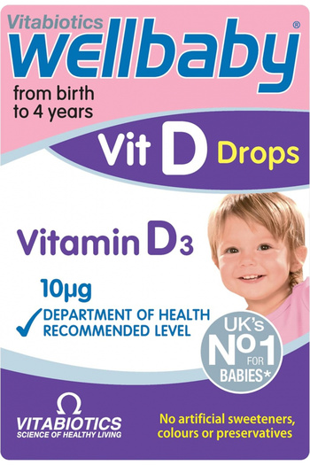 Vitabiotics Wellbaby Vitamin D Drops, 30 Ml
