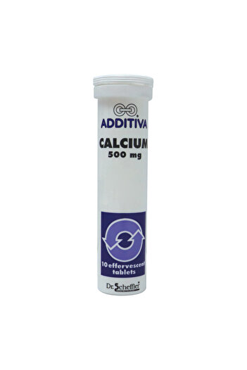DR SCHEFFLER Additiva Calcium Effervescent, 500 Mg, 10 Pieces