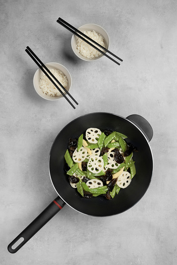 IKEA BESINNING Deep Frying Pan with Lid, Non-stick, 30 cm