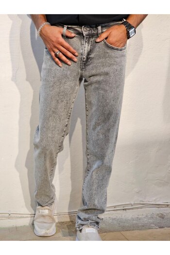 MODA Regular Model Gray Jean Jeans Rmsy