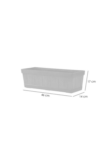 Strend Pro Jardiniera Woodeff, PP 46 x 14 x 17 cm