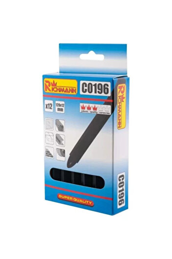 richmann Τεχνική κιμωλία, μαύρη, σετ 12 τεμαχίων, 12 x 120 mm,