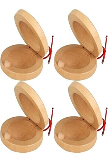 MegArya Wooden Castanets for Kids – Finger Rhythm Clappers