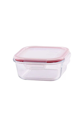 JollyMag Food Container, BSG 1, 750 ml, 15 x 15 x 6 cm, Square, Borosilicate Glass/PP, Clip, MagicHome