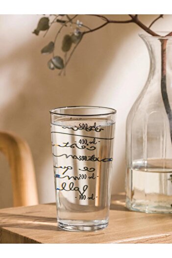 LC Waikiki Lcw Home Printed Glass Cup 500 ml (W5)