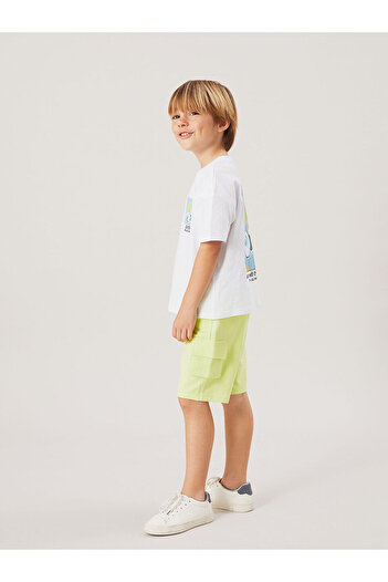 LC Waikiki Peak New Season Elastic Waist Pocketed Boys' 2-Thread Shorts