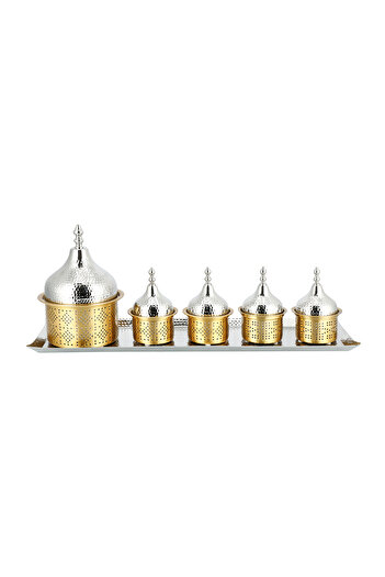 LA MESA Tray Set With 5 Pots
