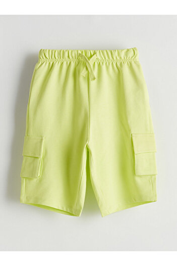 LC Waikiki Peak New Season Elastic Waist Pocketed Boys' 2-Thread Shorts