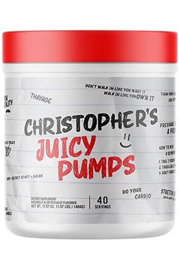RAW Christopher's Juicy Pumps - Non-Stim Pre-Workout (1.07 lbs./40 Servings)