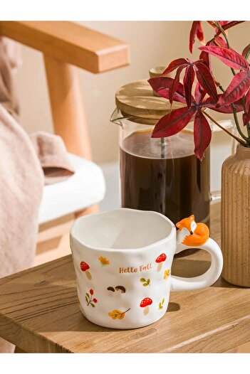 LC Waikiki Lcw Home Mixed Printed Ceramic Mug 440 ml (W5)