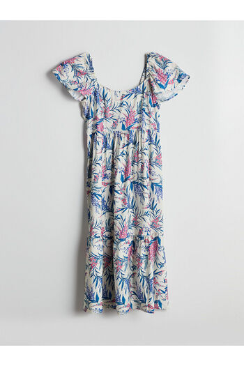 LC Waikiki Lcw Comfort U Neck Floral Dress (S5)