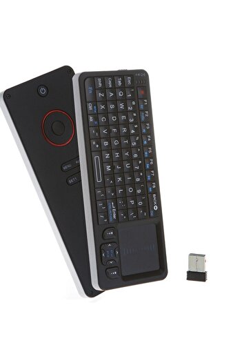 OEM Mini tastatură wireless Rii i6 cu telecomandă IR pe două fețe