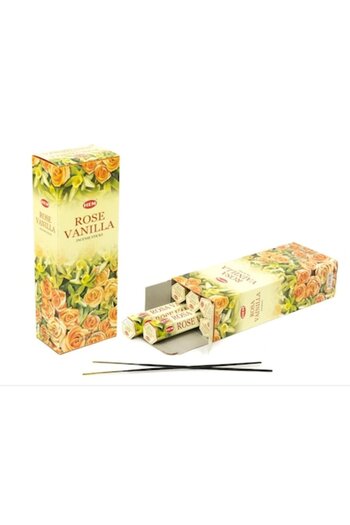 Hem Set Incense Sticks Rose Vanilla 120 pcs
