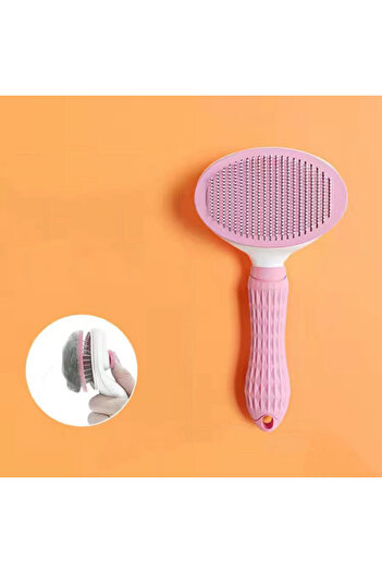 Choice Pink Pet Dog Hair Brush Cat Comb Grooming And Care Cat Brush Stainless Steel Comb For Long Hair Dogs