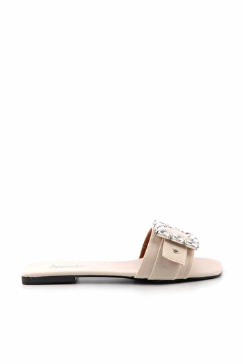 Bambi Matte Beige Women's Slippers K04140016038