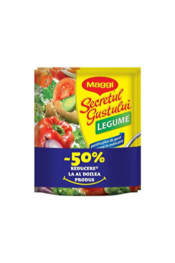 Maggi Baza pentru mancare cu gust de legume Secretul Gustului 1+1-50%, 2 x 400g