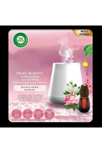 Air Wick Diffuser cu rezerva Air Wick, bujori si iasomie, 20 ml