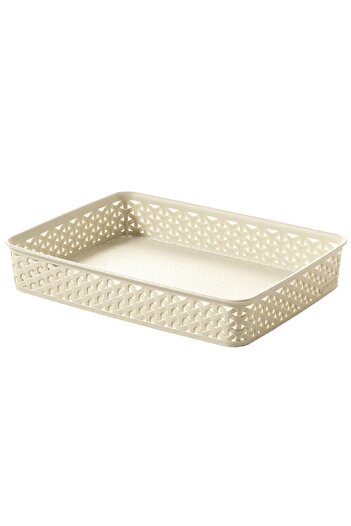 CURVER Multifunctional storage basket A4, My Style Rattan model,
