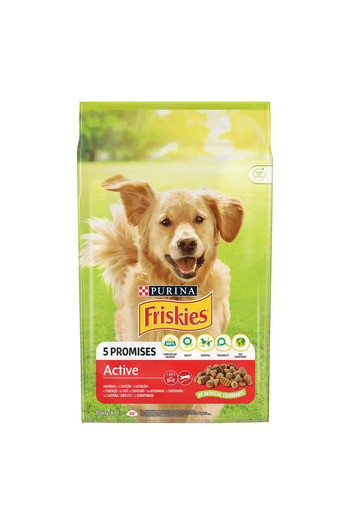Friskies Hrana uscata pentru caini adulti Adult Active cu Vita, 10 kg